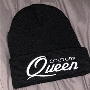 queen couture beanie !